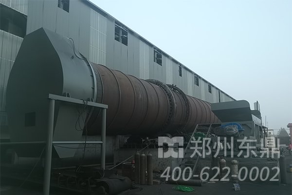 山西呂梁高產(chǎn)量煤泥烘干機(jī)生產(chǎn)線安裝現(xiàn)場